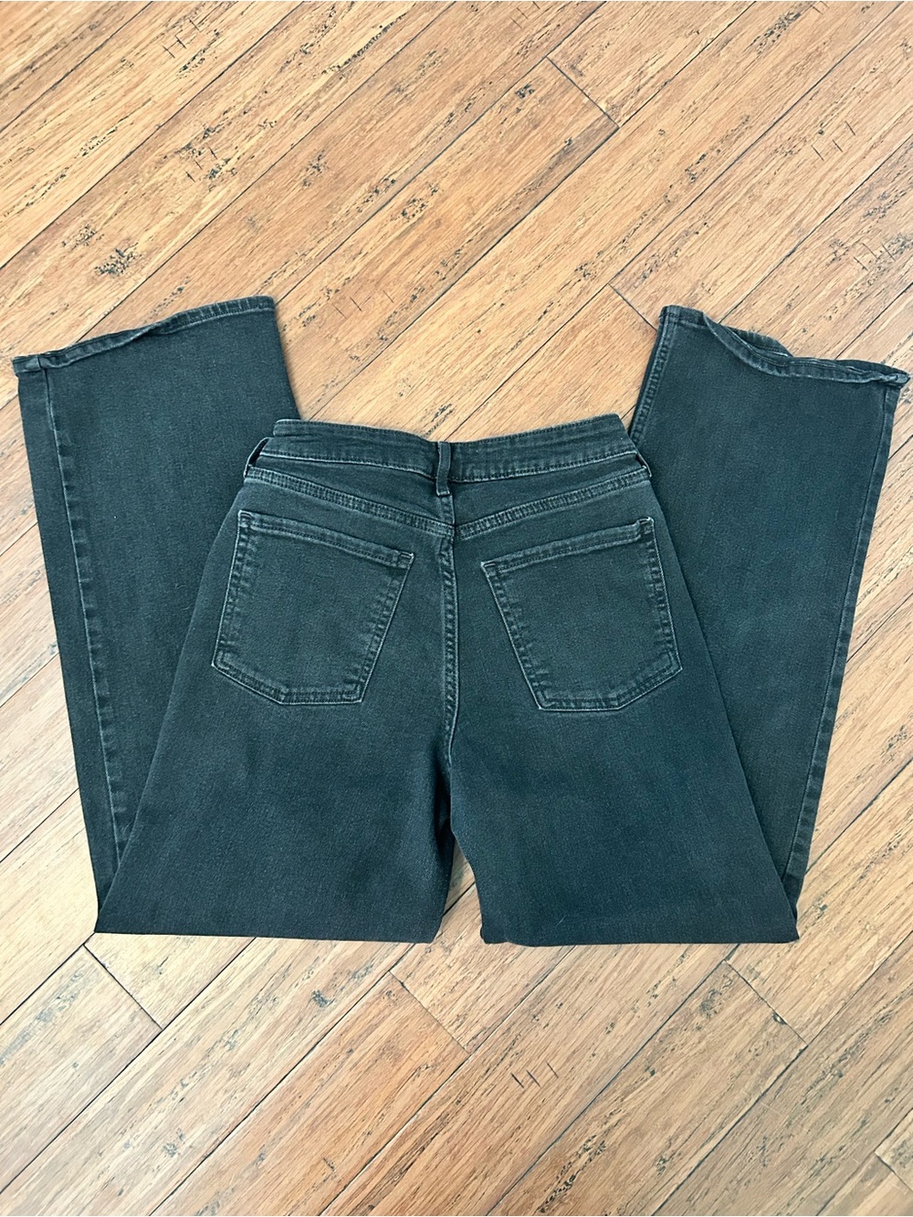 Old Navy High Rise Wide Leg Black Jeans